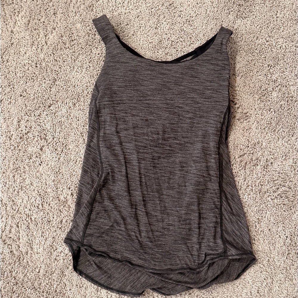 Lululemon Women's Gray Sleeveless Tank Top